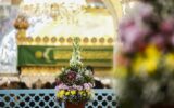 گلباران حرم مطهر رضوی در سالروز میلاد حضرت معصومه(س)