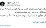 همسر دکتر طهرانچی به همراه ۴ محافظ به شهادت رسیدند
