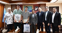 تجلیل دانشگاه تبریز از قهرمانان والیبال جهان