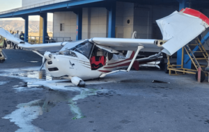 حادثه در فرودگاه تبریز