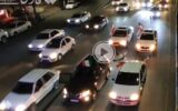 خیابان های تبریز همچنان در قرق کاروان های خودرویی