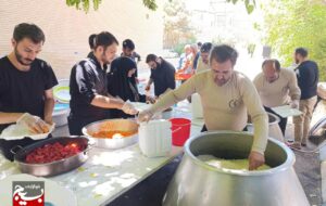 فعالیت ۳۲۰ جهادگر آذربایجان شرقی در مشهد همزمان با تشییع امام شهید